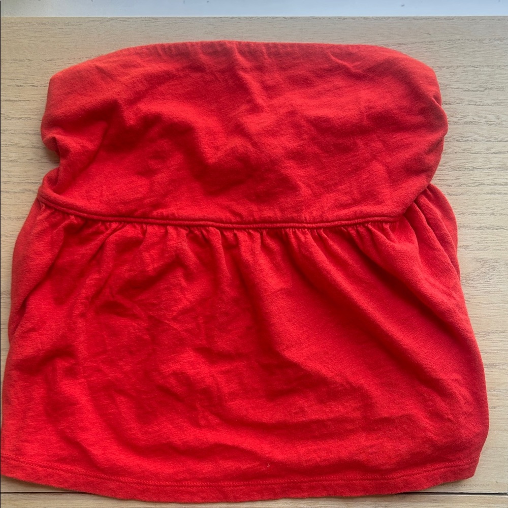 American Eagle Red Tube Skirt